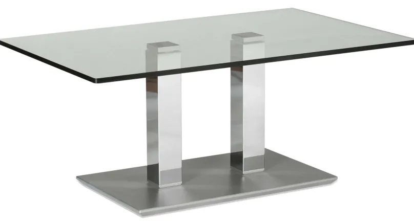 Sale Rimini Deluxe Couchtisch Glas chrom Beistelltische|Couchtische