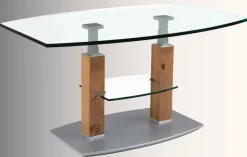 Online Rimini Deluxe Glastisch höhenverstellbar Couchtische