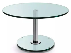 Hot Triplex Couchtisch höhenverstellbar Floatglas Beistelltische|Couchtische