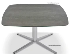 Best Triplex Couchtisch höhenverstellbar rund oder eckig 75 cm Beistelltische|Couchtische