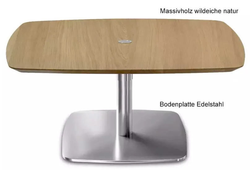 Best Triplex Couchtisch höhenverstellbar rund oder eckig 75 cm Beistelltische|Couchtische