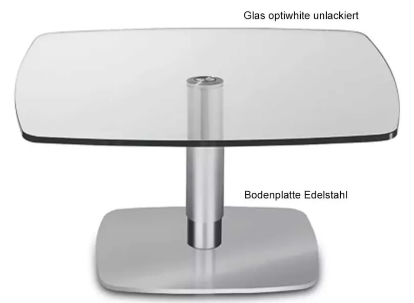 Best Triplex Couchtisch höhenverstellbar rund oder eckig 75 cm Beistelltische|Couchtische