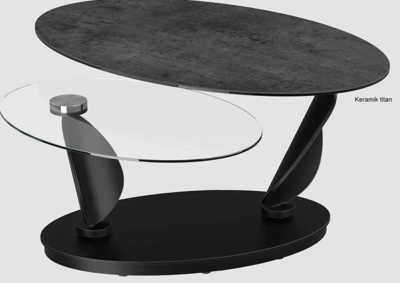 Sale Rosa Couchtisch oval Couchtische
