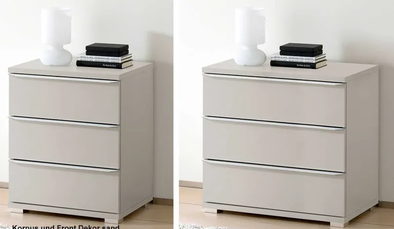 Clearance Rubin Nachttisch mit Schubladen Nachtkommode