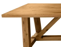 Sale Rustic Max rustikaler Massivholztisch rustic, wildeiche 200x100 / 220x100 cm Esstische|Esstische