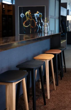 Best Barhocker -Nordic Bar Stool- Oak Stühle|Barstühle