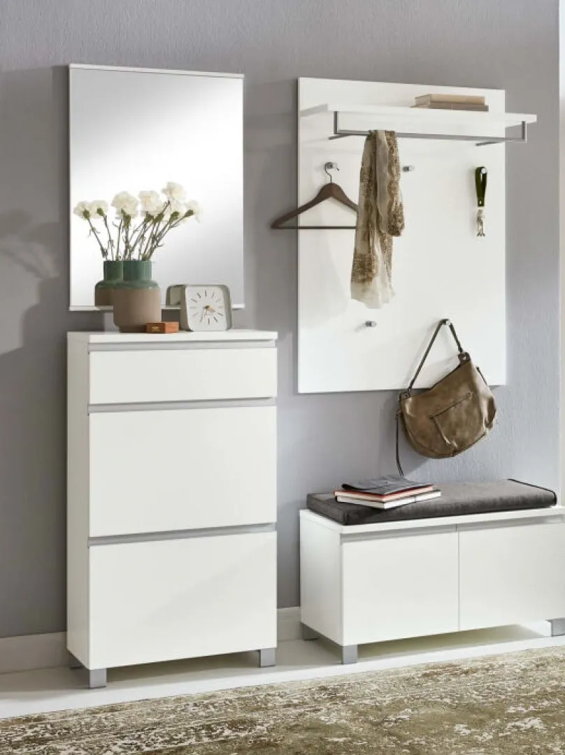 Online SALEA Garderobe Flur weiß Garderobenset