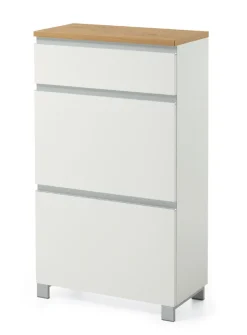 New SALEA Schuhkipper weiß Flurkommode|Schuhschrank