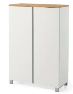 Outlet SALEA Schuhkommode weiß Flurkommode|Schuhschrank
