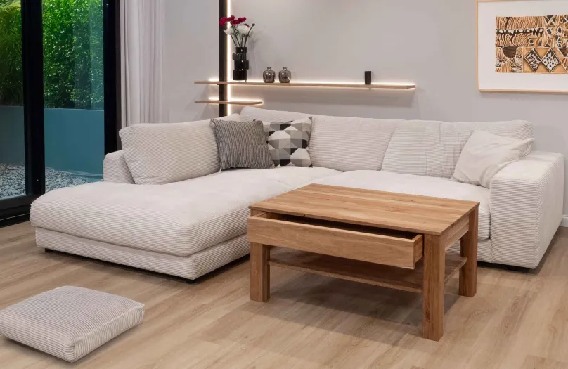 Online Sam Couchtisch Holz mit Schublade Couchtische