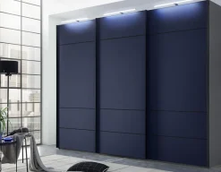 Clearance Satino Tresa Kleiderschrank mit Glastüren Schwebebetürenschränke