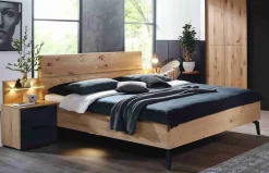 Hot Scale Bett eiche teilmassiv Klassisches Bettgestell