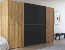 Discount Scale Slide Wood Schwebetürenschrank eiche Schwebebetürenschränke