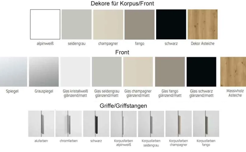 Discount Scale Spin Kleiderschrank 300 cm breit Drehtürenschränke