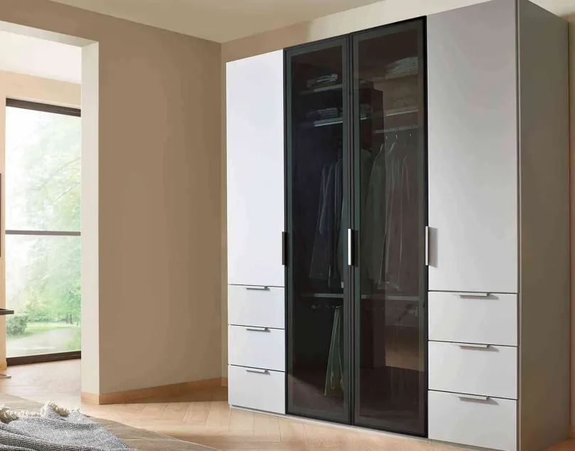 Hot Scale Spin Kleiderschrank 200 cm breit Drehtürenschränke|Garderobenschrank