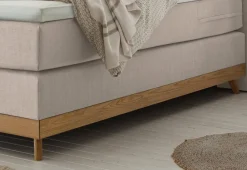 Best Scandia Boxspringbett Leinen Boxspringbett