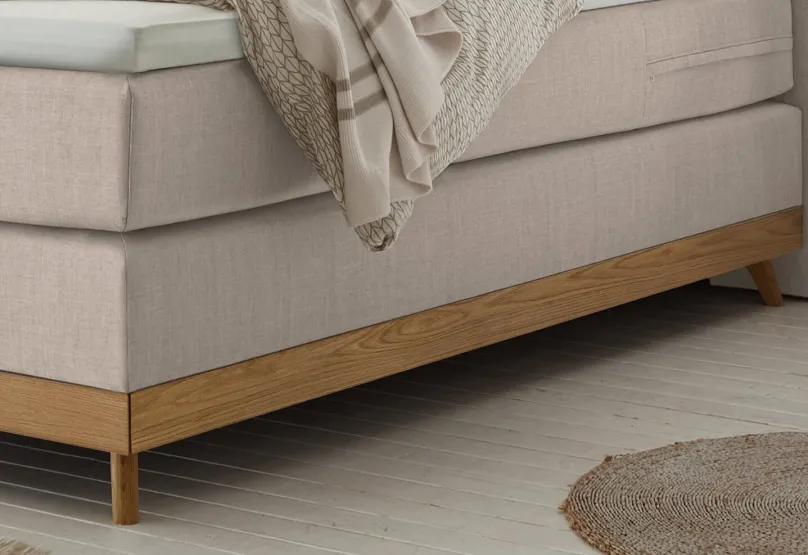 Best Scandia Boxspringbett Leinen Boxspringbett