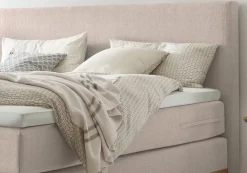 Best Scandia Boxspringbett Leinen Boxspringbett