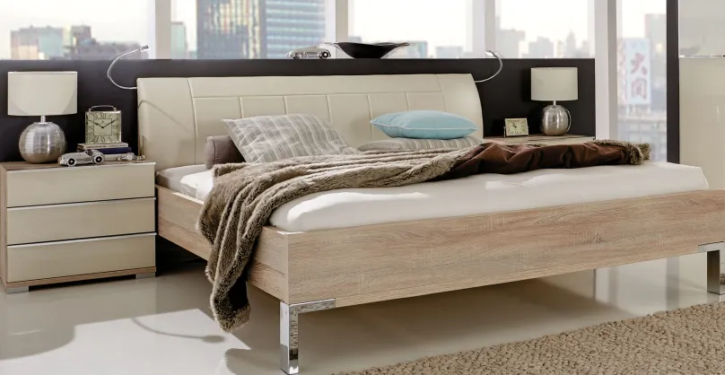Hot Shanghai 2 Bett Kopfteil Polster Klassisches Bettgestell