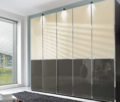 Sale Shanghai 2 Kleiderschrank mit Glastüren Drehtürenschränke