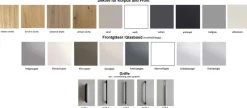 Outlet Sinfonie Plus Nova Drehtürenschrank mit Spiegel Drehtürenschränke