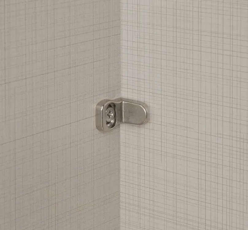 Clearance Sinfonie Plus Nova Kleiderschrank weiß mit Spiegel Drehtürenschränke