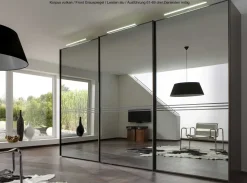 Discount Sinfonie Plus Schwebetürenschrank Glas Schwebebetürenschränke