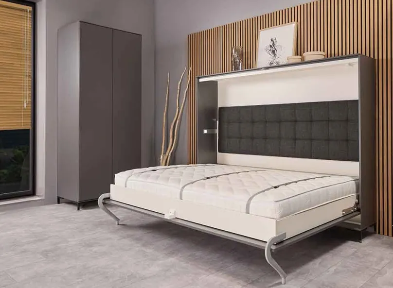 Discount Smart & Clever Querklappbett 140x200 Schrankbett