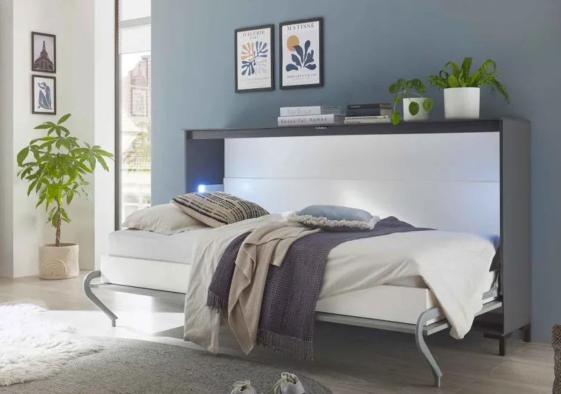Best Smart & Clever Querklappbett 90x200 Schrankbett
