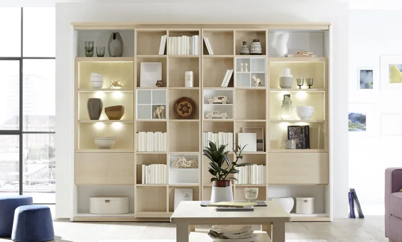 Clearance Solution Bücherregal mit Fernsehfach Bücherregale