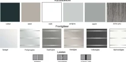 New Sonate Como Schwebetürenschrank mit Spiegel B298 cm Schwebebetürenschränke