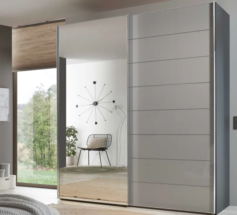 Hot Sonate Como Schwebetürenschrank mit Spiegel B167 cm Schwebebetürenschränke
