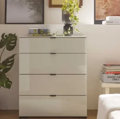 Online Sonate Kommode mit Glas Schublade Schubladenkommode
