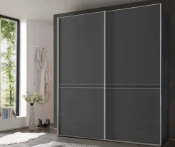 Online Sonate Pesaro Schrank mit Glastüren B200 cm Schwebebetürenschränke