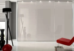 Outlet Sonate Rom Kleiderschrank Glastüren B280 cm Schwebebetürenschränke
