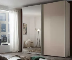 Best Sonate Rom Schrank mit Spiegel B188 cm Schwebebetürenschränke