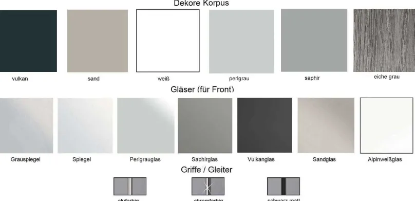 Best Sonate Schubladenkommode 80 cm breit Schubladenkommode