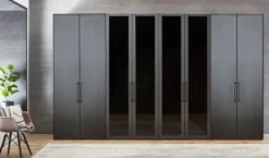 Split Kleiderschrank Parsolglas Drehtürenschränke