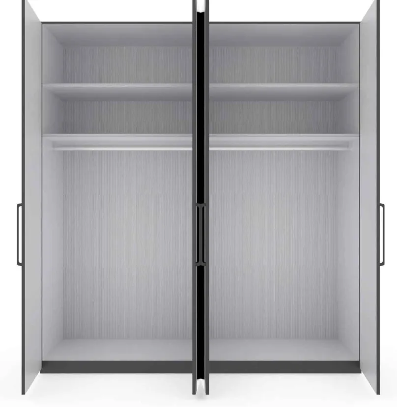 Split Kleiderschrank Parsolglas Drehtürenschränke