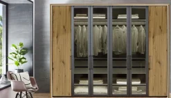Split Kleiderschrank Parsolglas Drehtürenschränke