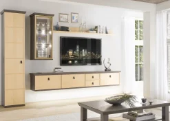 Square Wohnzimmer Landhausstil modern Wohnwände