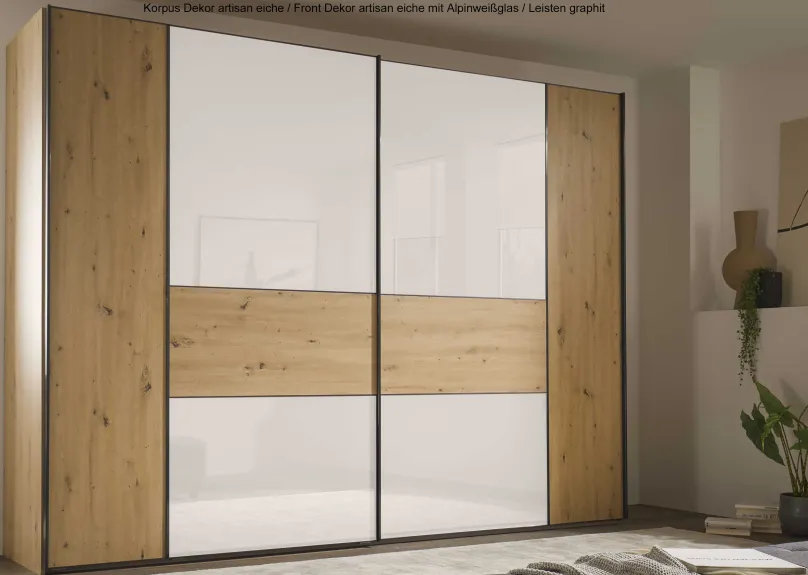 Discount Staud Schwebetürenschrank 2 türig Sonett Schwebebetürenschränke