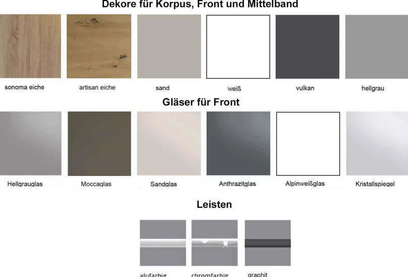 Discount Staud Schwebetürenschrank 2 türig Sonett Schwebebetürenschränke