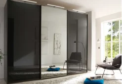 Clearance Staud Sinfonie Kleiderschrank mit Glasfront Schwebebetürenschränke