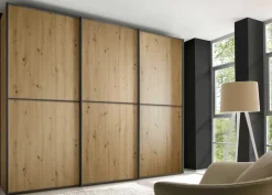 New Staud Sinfonie Plus Kleiderschrank eiche Schwebebetürenschränke