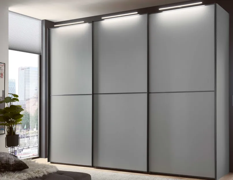 New Staud Sinfonie Plus Kleiderschrank eiche Schwebebetürenschränke