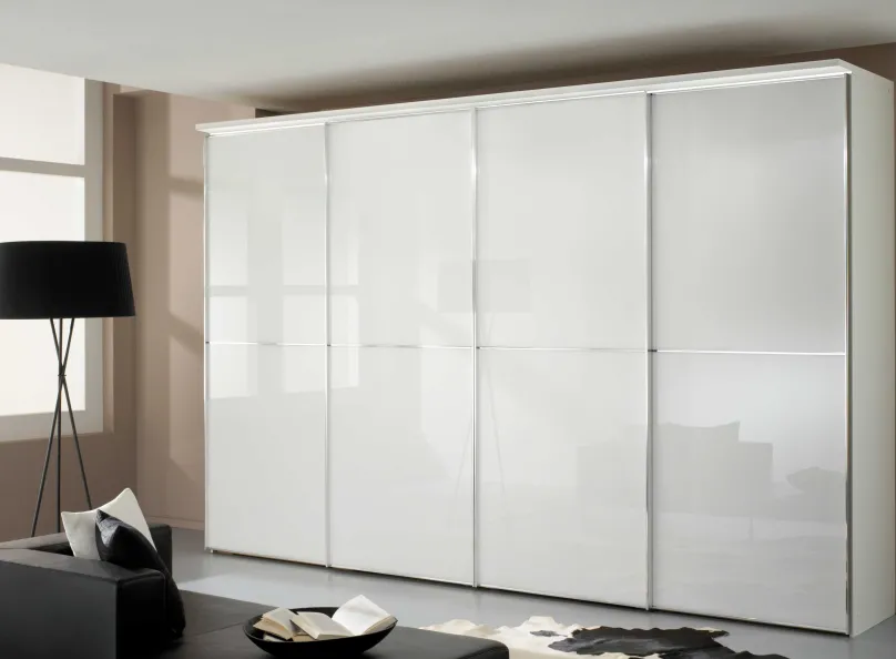 Clearance Staud Sinfonie Plus Schwebetürenschrank weiß Schwebebetürenschränke