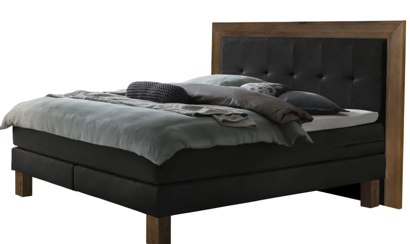 Clearance Texas Boxspringbett mit Holz Boxspringbett