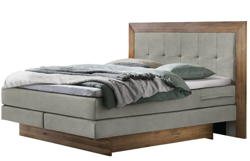 Clearance Texas Boxspringbett mit Holz Boxspringbett