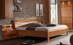 Outlet Toledo Bett mit LED Klassisches Bettgestell